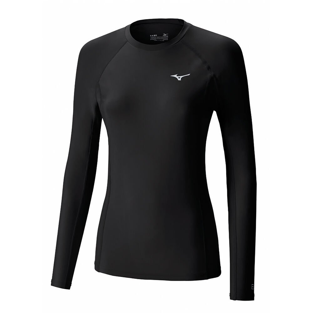 Damske Treningove Oblecenie Mizuno Bio Gear LS Čierne Vypredaj TZJD06197